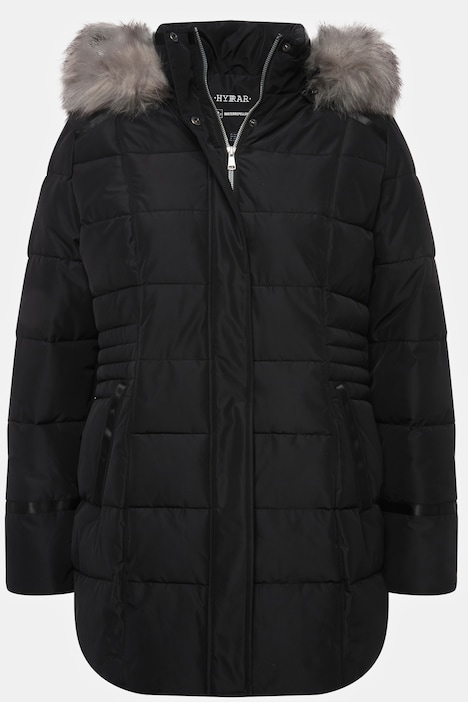 HYPRAR Funktionsjacke, Webpelz abnehmbar, 2-Wege-Zipper