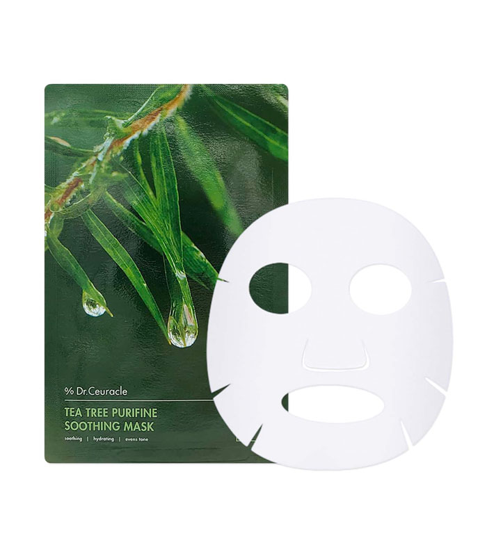 Dr. Ceuracle - *Tea Tree Purifine* - Máscara facial suavizante, hidratante e unificadora