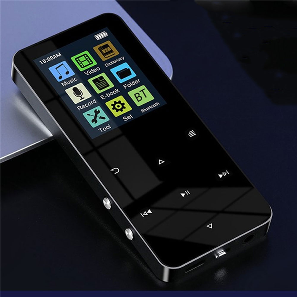 MP3 / MP4 Player / Aufnahmegerät Bluetooth 5.0 mit Touch-Tastensteuerung 1.77