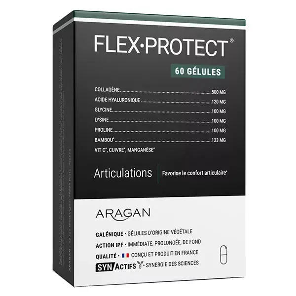 Aragan - Synactifs - FlexProtect® - Articulações - Colágeno - 60 cápsulas