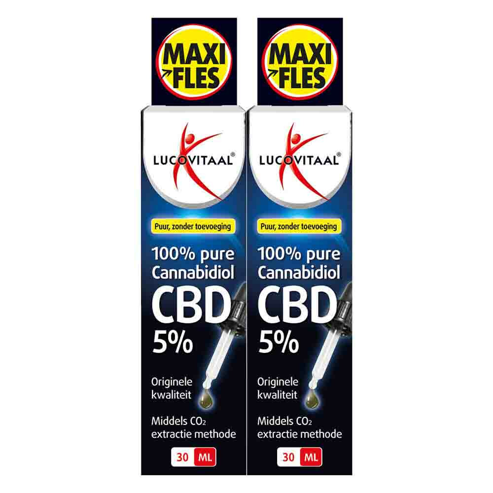 2x Lucovitaal CBD Cannabidiol Olie 5%30 ml