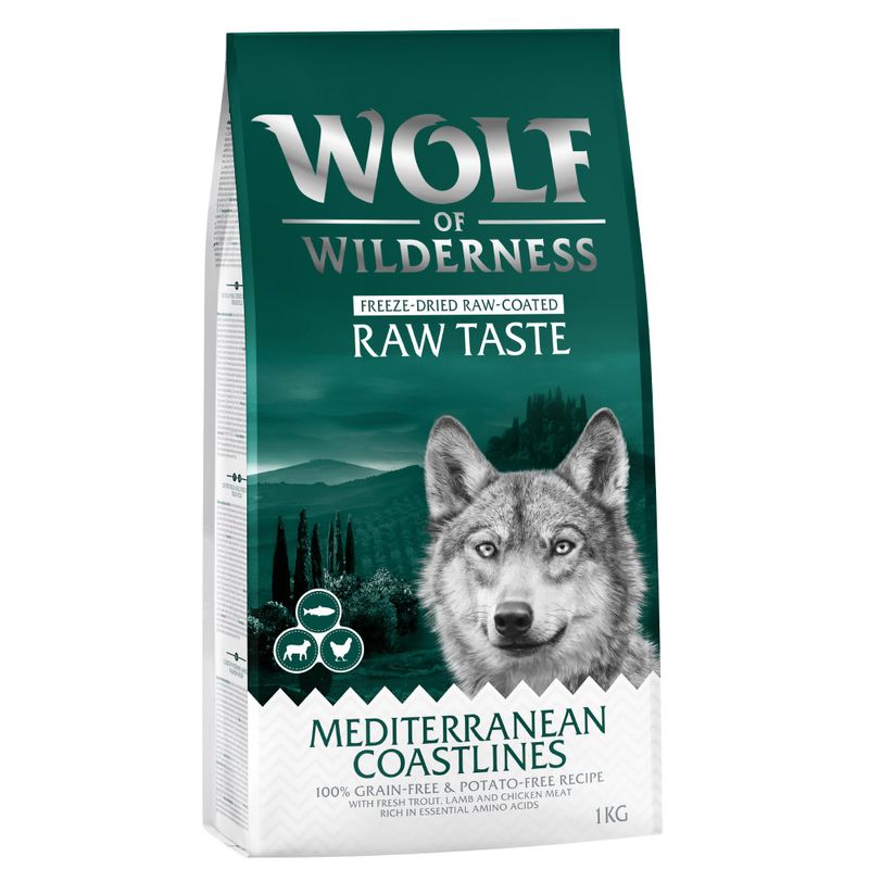 Wolf of Wilderness Mediterranean Coastlines agneau, poulet & truite