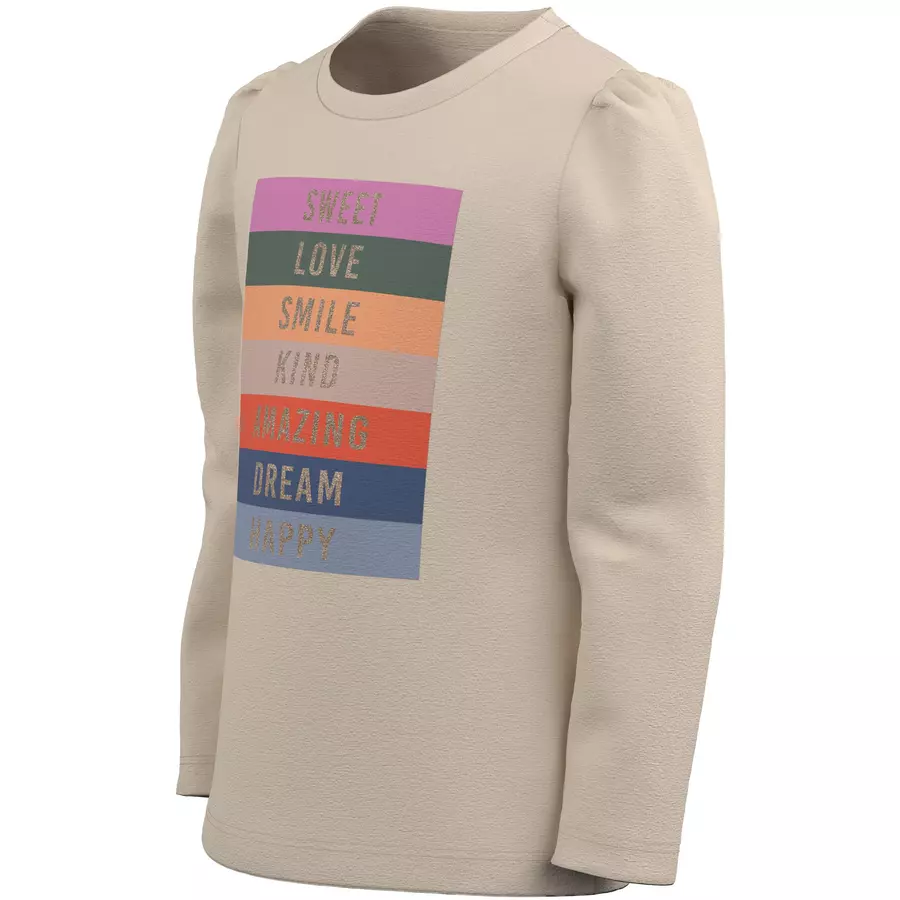 name it Langarmshirt Nmftottie Buttercream