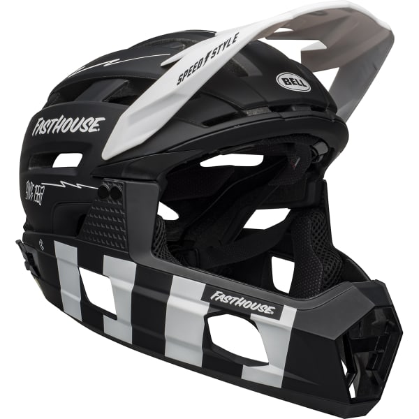 Casque VTT BELL SUPER AIR R MIPS BLACK/WHITE FH