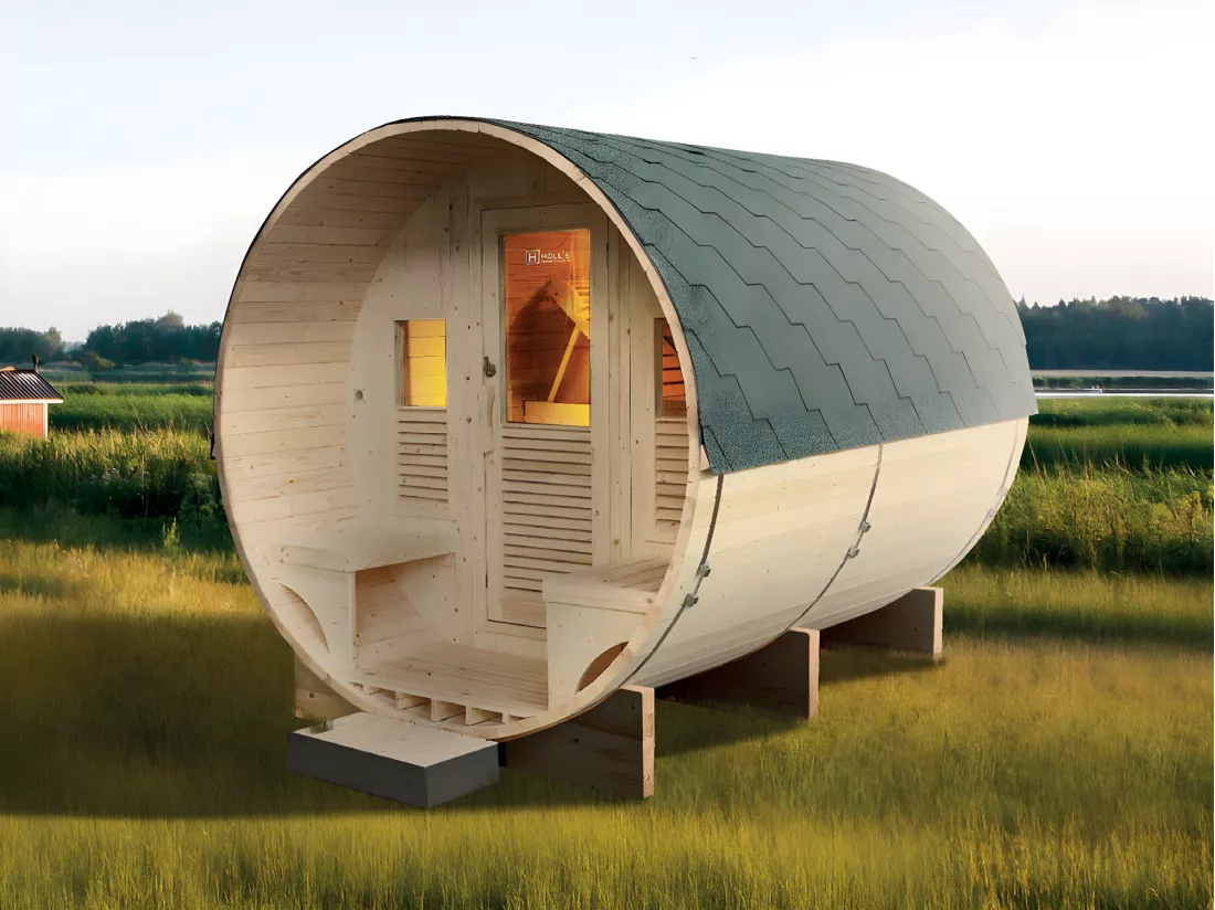 Sauna traditionnel d'extérieur Gaïa Luna - Holl's