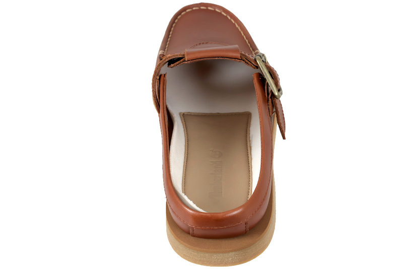 TIMBERLAND - CLASSIC BOAT CLOG SHOE - RUST FULL GRAIN
