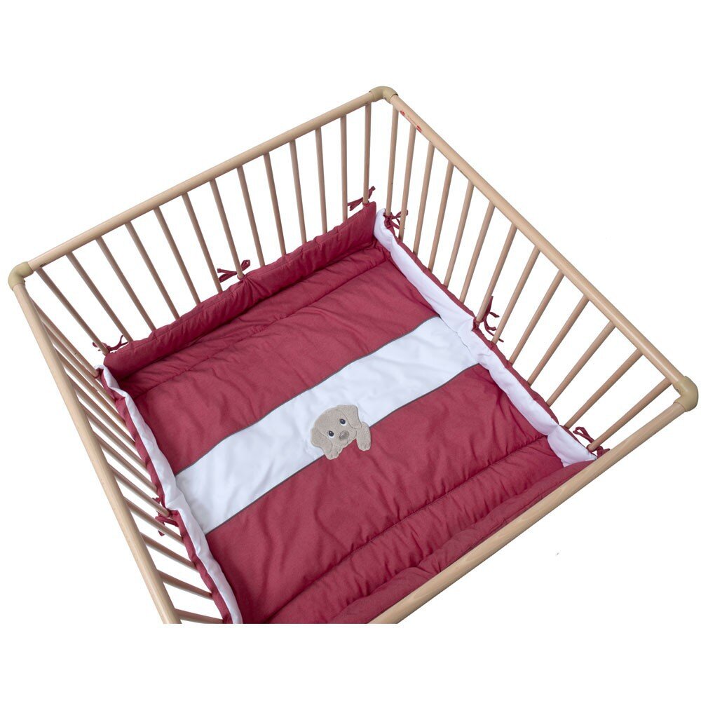 Be Be´s Collection Be Be's Collection 263-34 Laufgittereinlage Wuschel rot 75/100x100cm