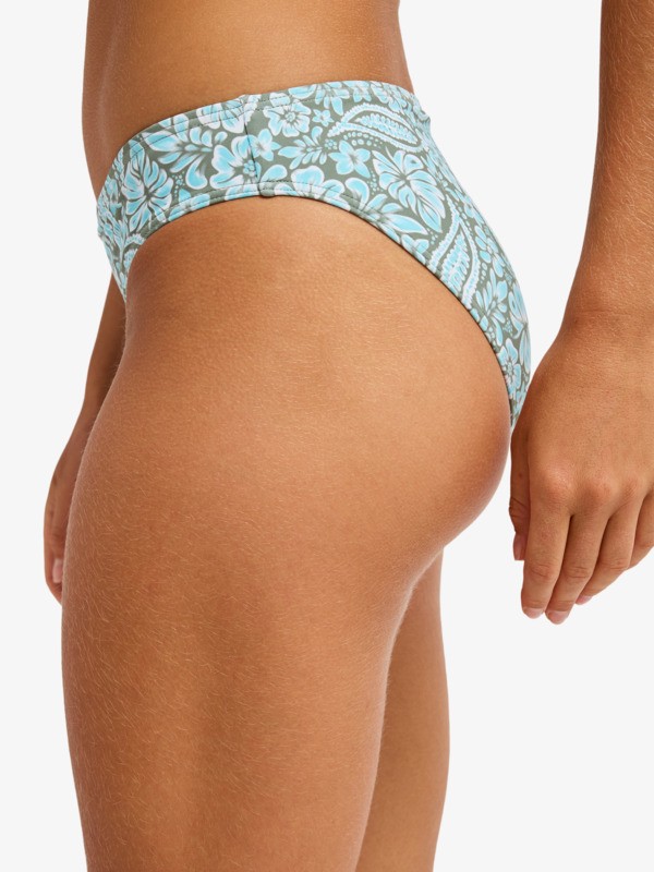 Wildside Paisley Hipster Bas de bikini hipster Vert Femme
