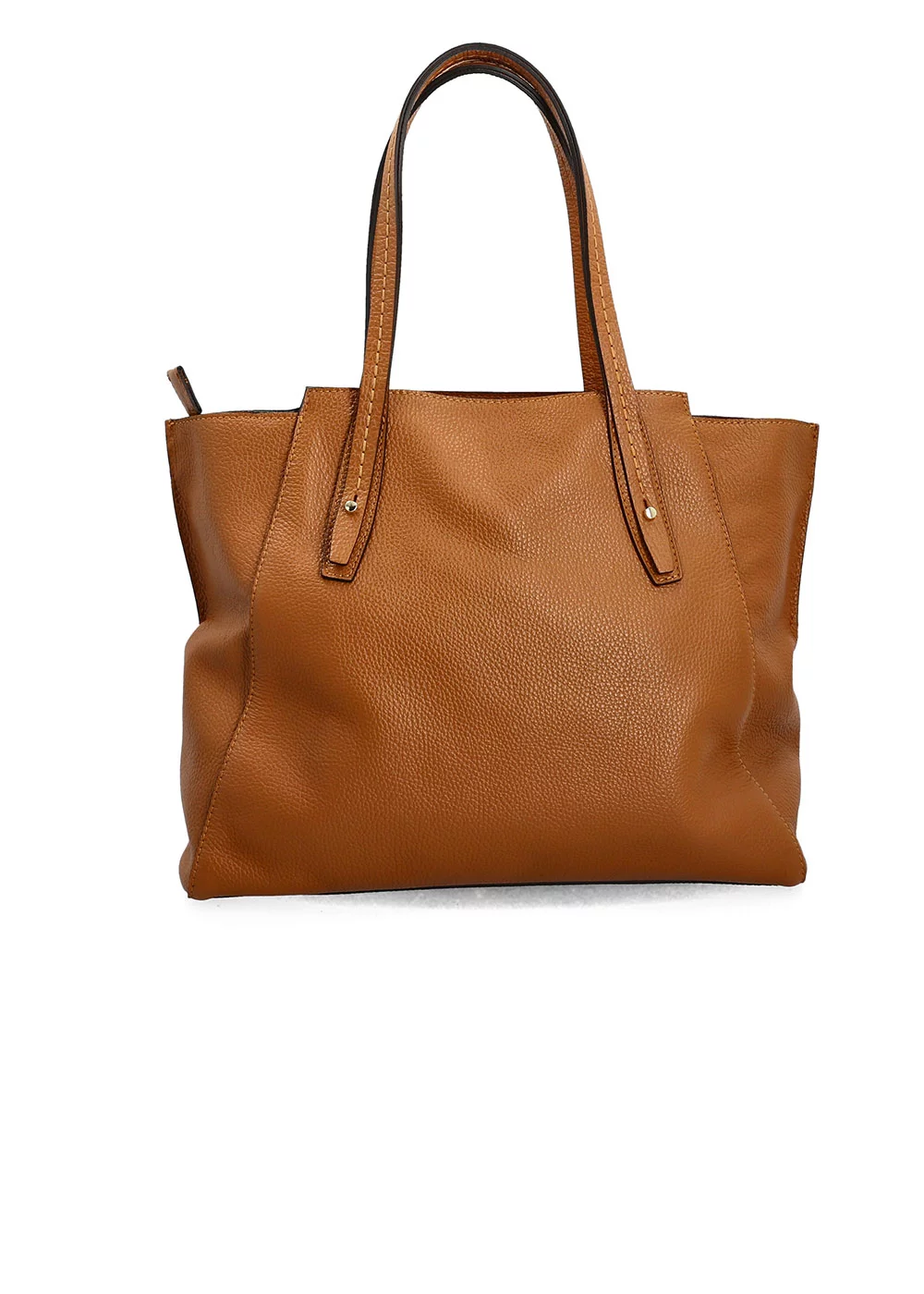 SHOPPING QUITTERIE CUIR CAMEL