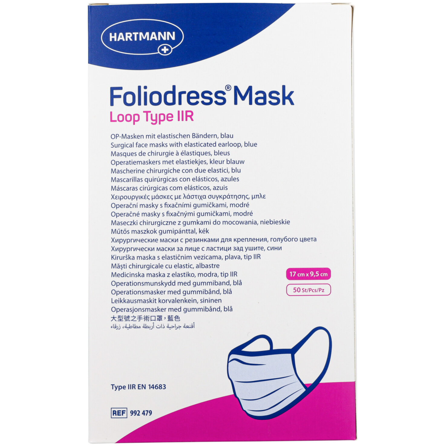 Foliodress Maske Loop Typ IIR 50 Stück