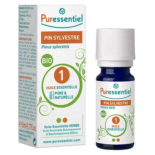 Óleo Essencial de Pinheiro Silvestre Orgânico Puressentiel 5ml