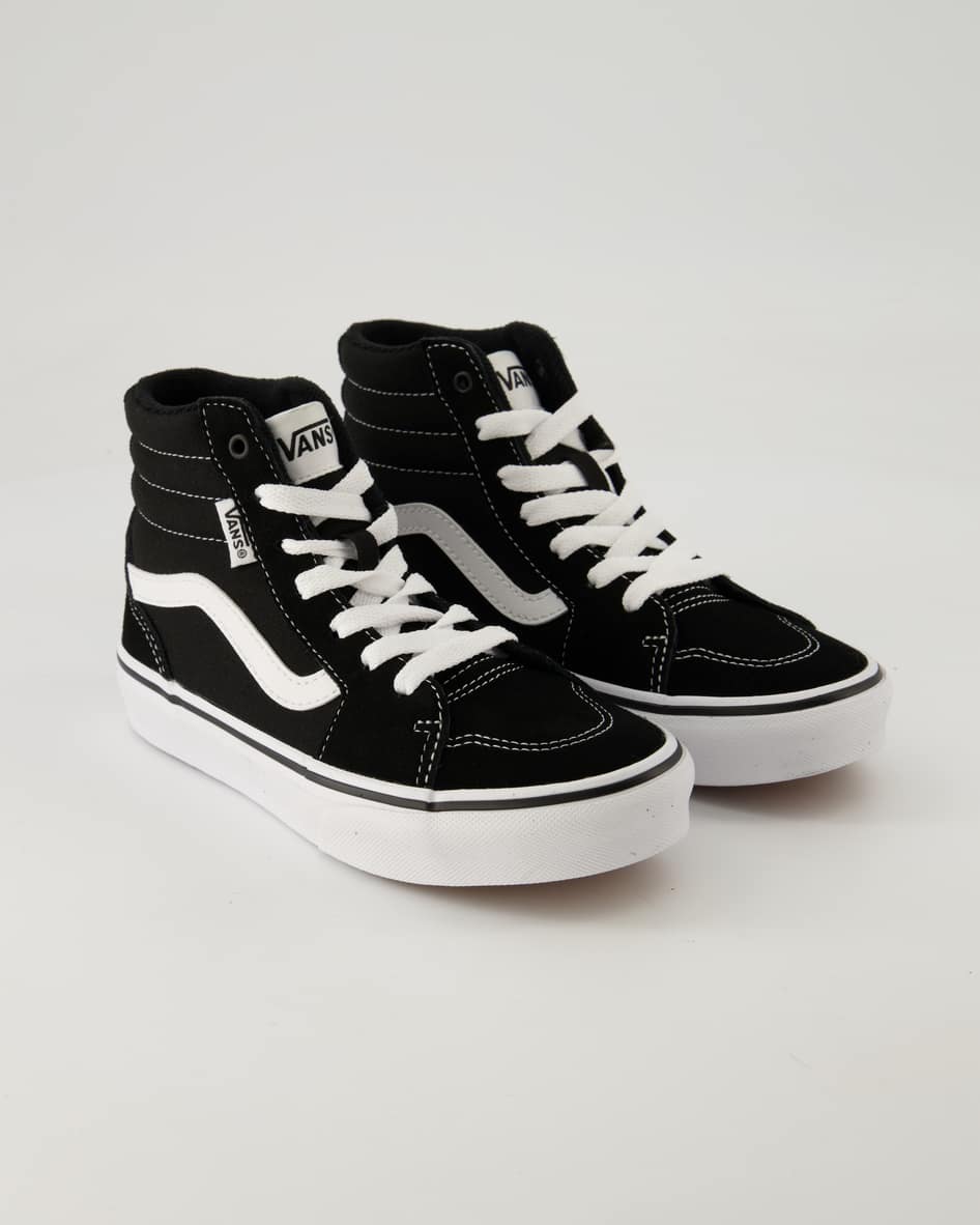 Vans YT Filmore Hi Schnürschuhe in Schwarz