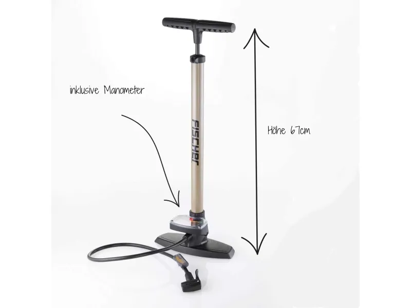FISCHER FAHRRAD 85580 Profi Stående pumpe