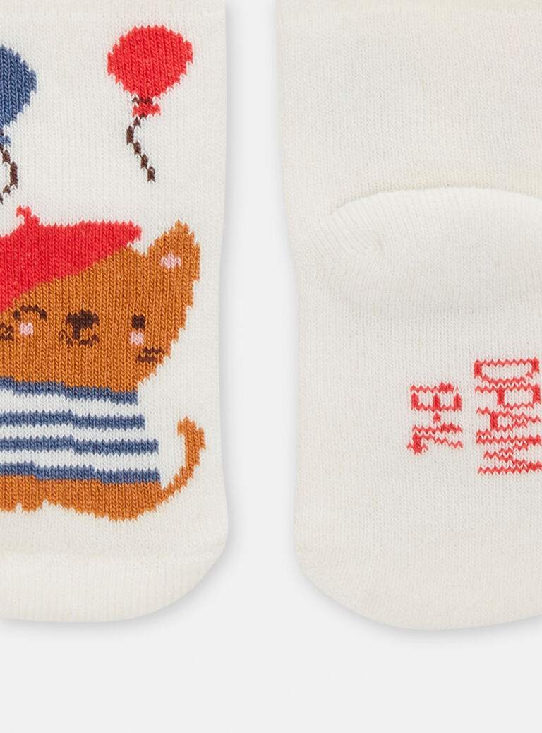 Chaussettes mixtes motif chien et chat