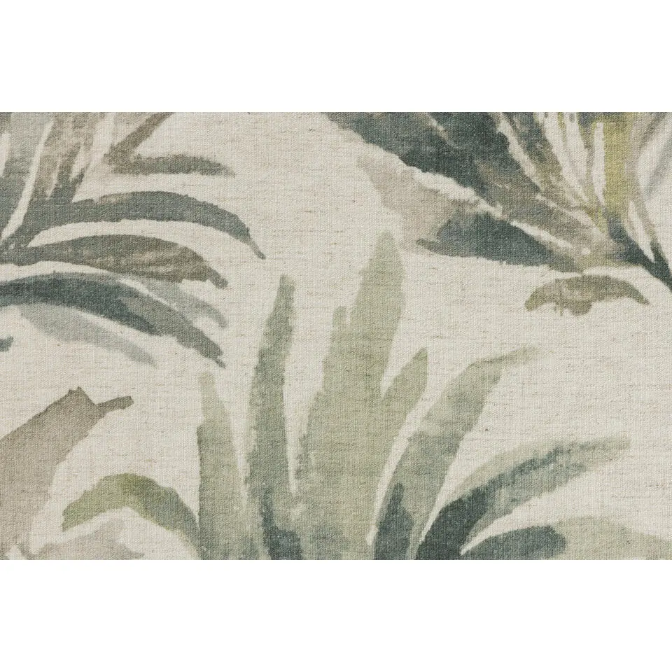 Gordijnstof Nakuru - groen/beige