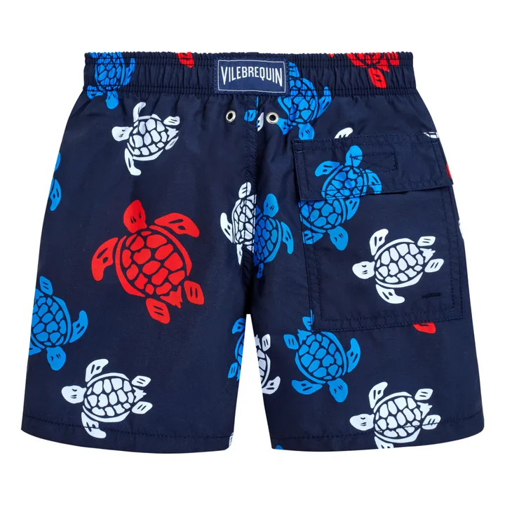 Vilebrequin Short de Bain Jim Tortue | Bleu marine