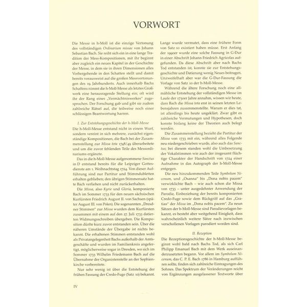 Bärenreiter Bach Messe h-Moll
