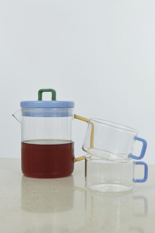 Hay Brew glazen set van 2 Jade Light Blue