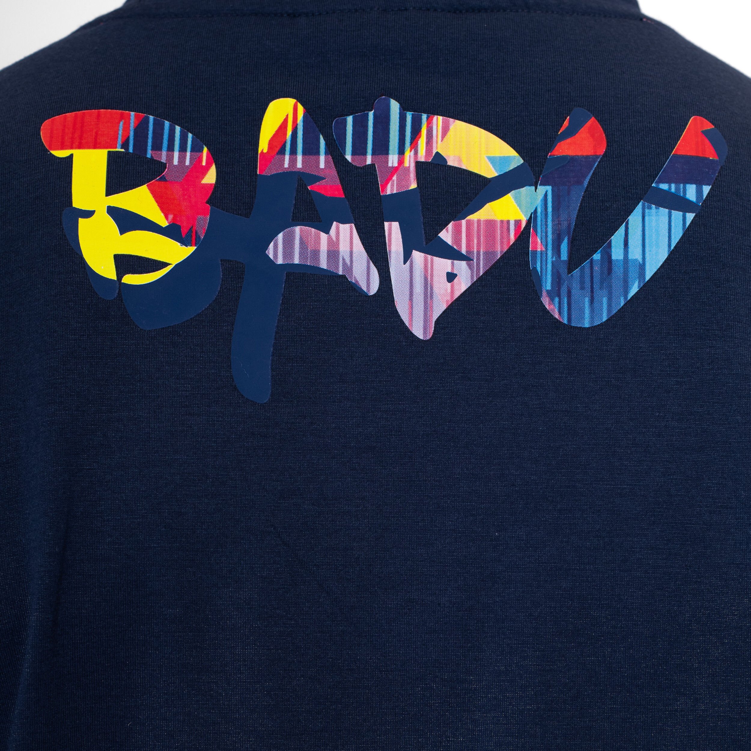 BIDI BADU Wild Arts Chill T-shirt Hommes - Bleu Foncé , Multicouleur