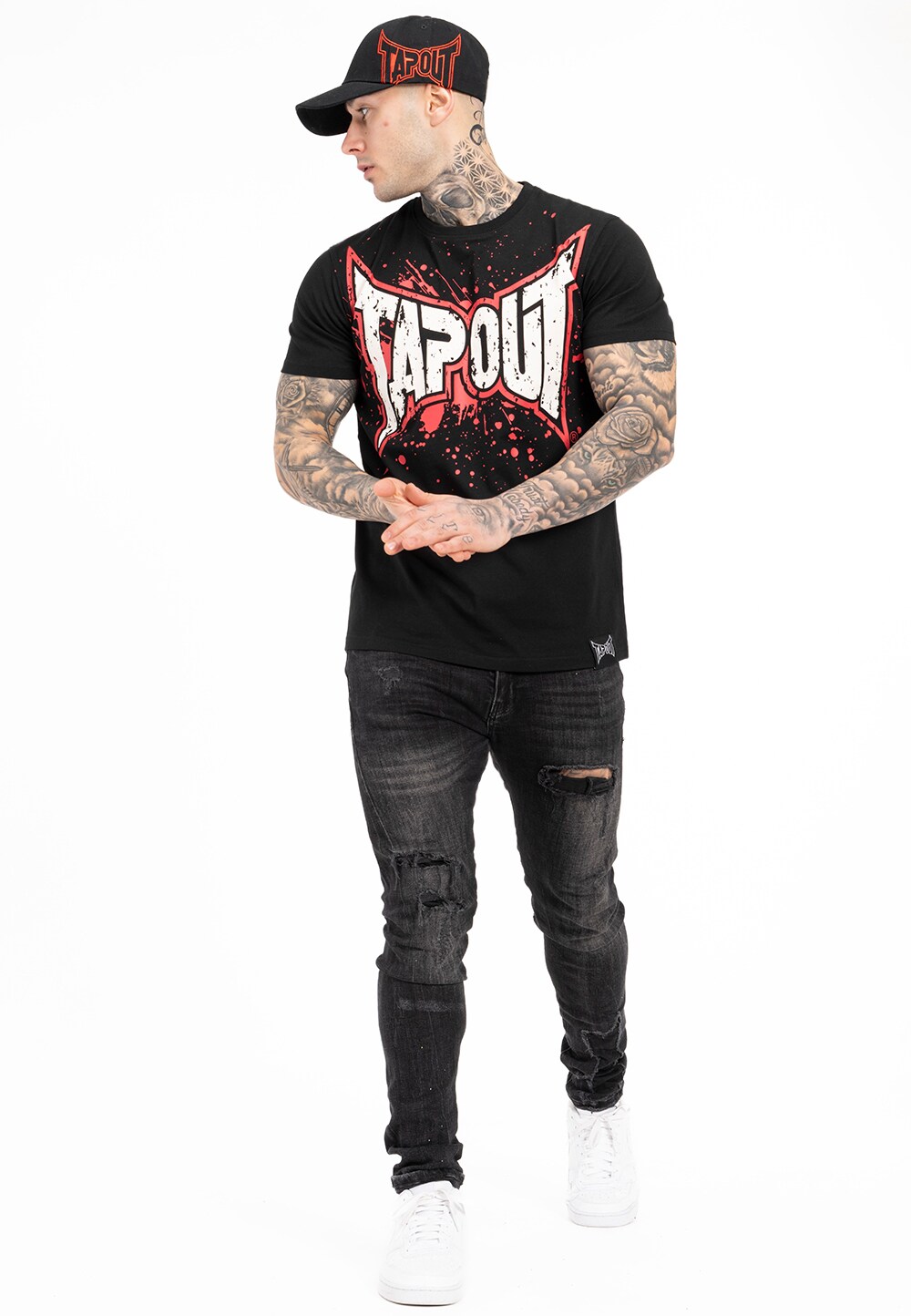 Tapout Herren T-Shirt normale Passform SPLASHING