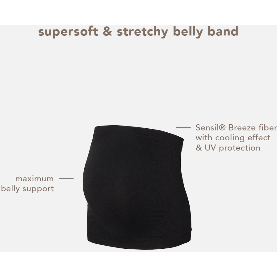 Noppies Bauchband Sia Sensil® Breeze naadloos Black