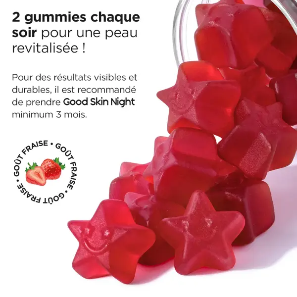 Lashilé Beauty Good Skin Night Revitalize a Pele Durante a Noite - 60 Gomas