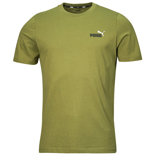 Puma - ESS+ 2 COL SMALL LOGO TEE - Kaki