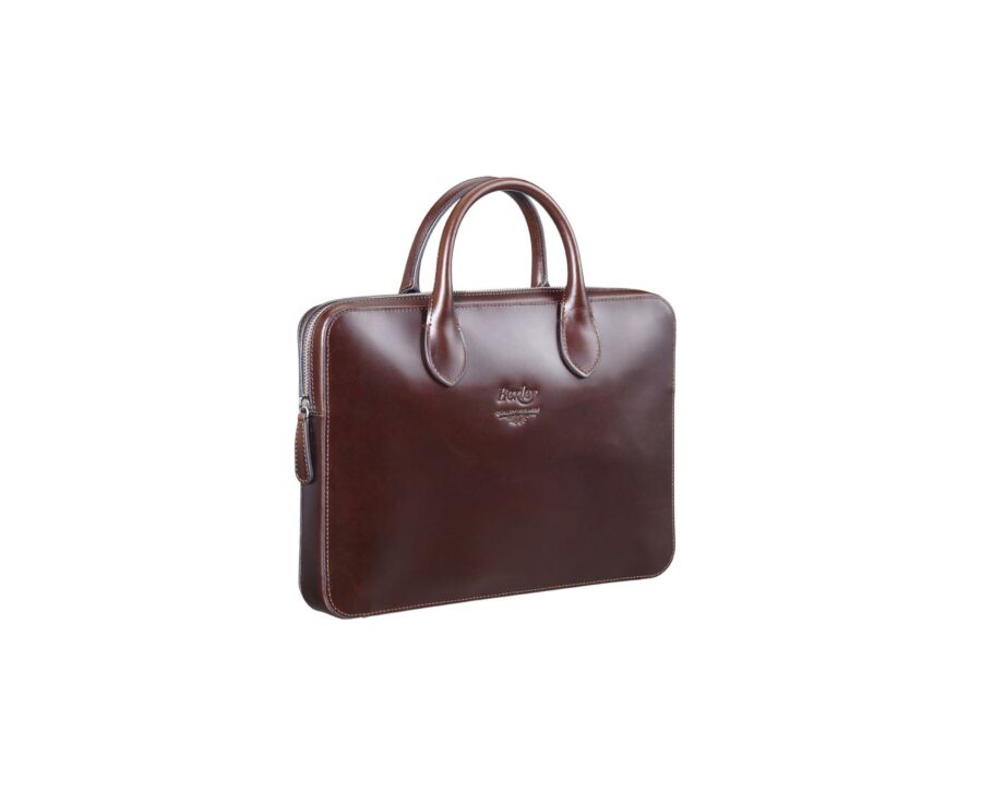 Porte-documents homme en cuir Chocolat - WILLINGTON