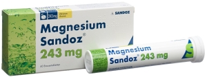 MAGNESIUM Sandoz Brausetabletten, 40 Stück