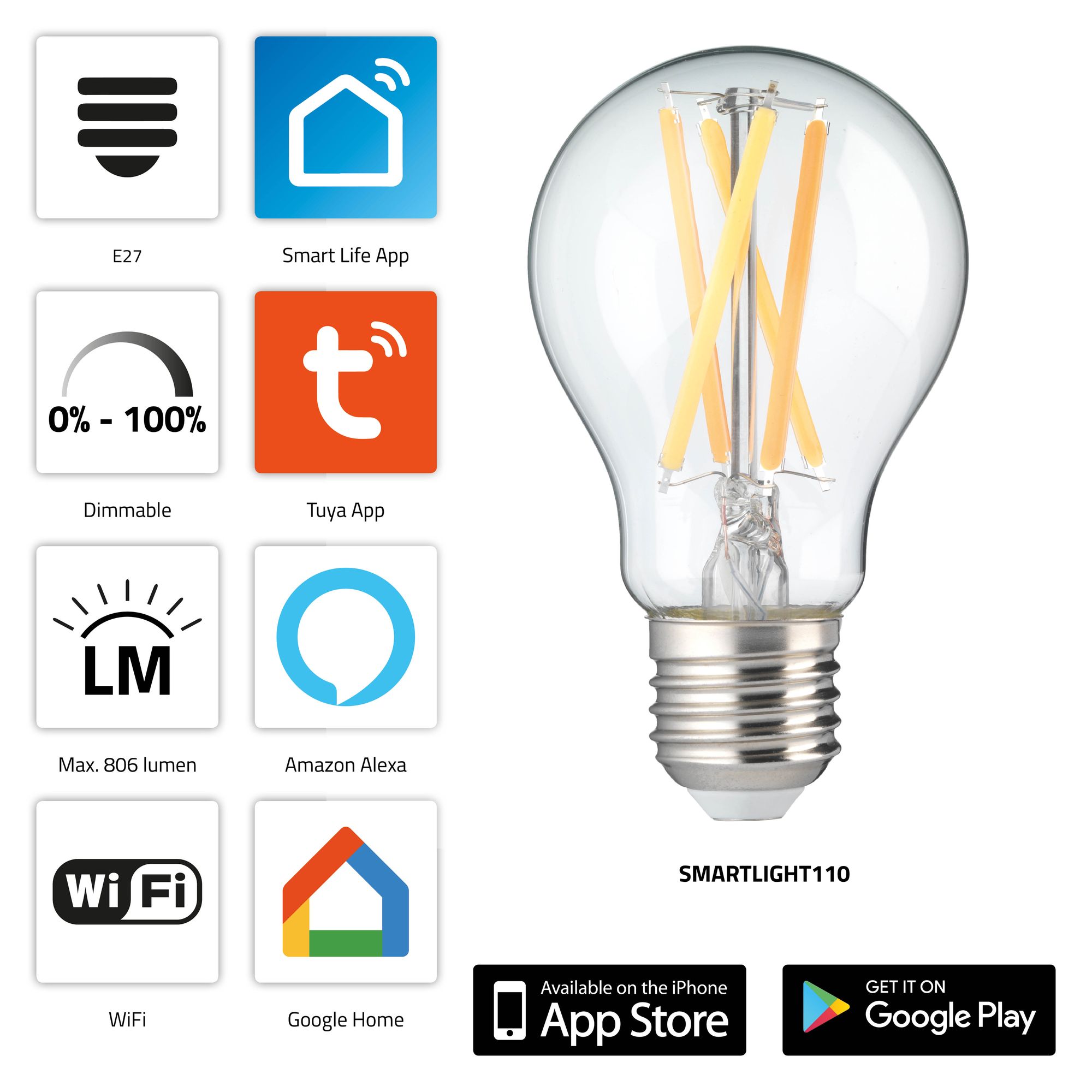 Alecto SMARTLIGHT110 LED lamp