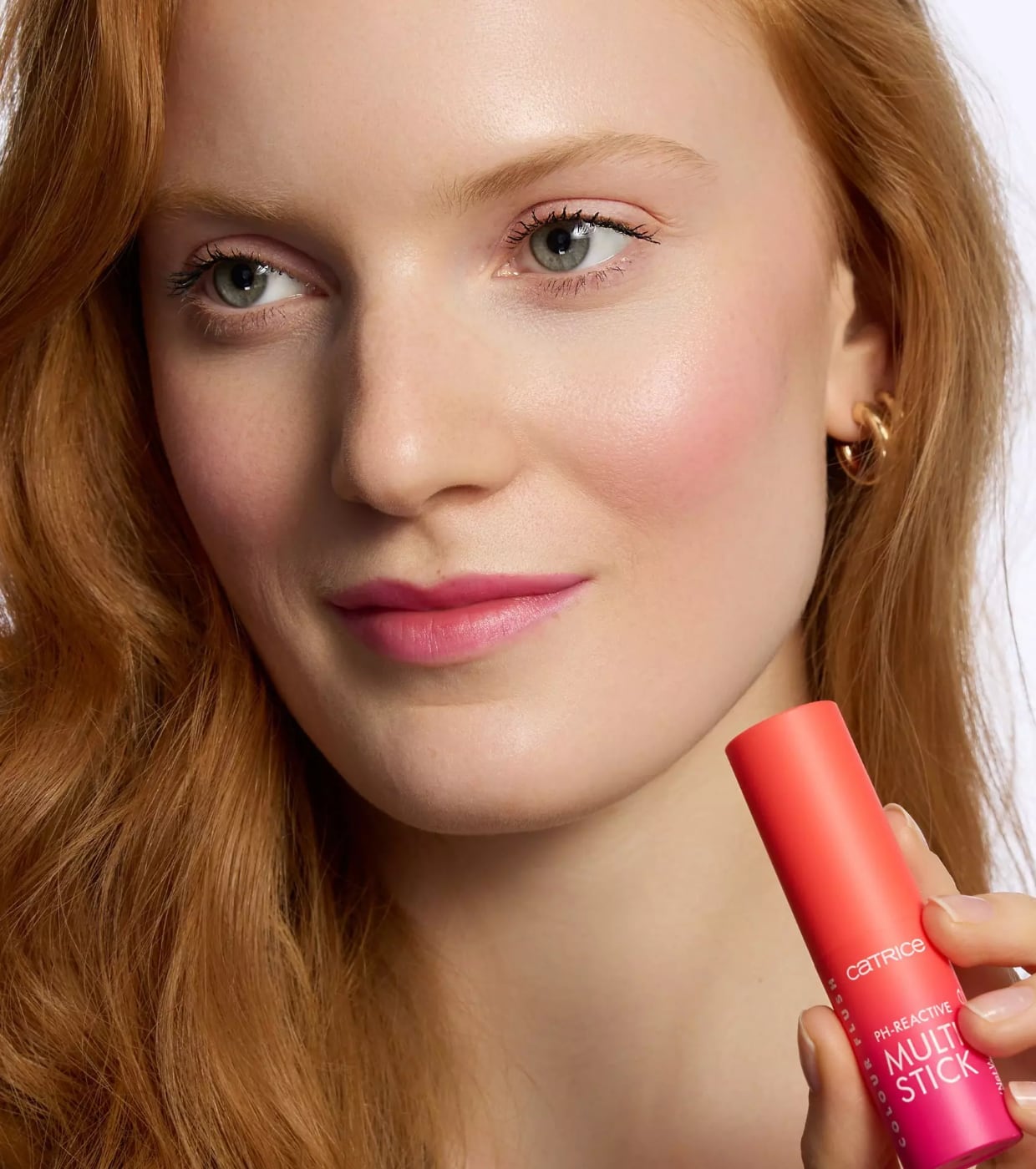 Catrice - Blush em bastão Color Flush pH-reativo para lábios e bochechas - 010: Pretty In Pink