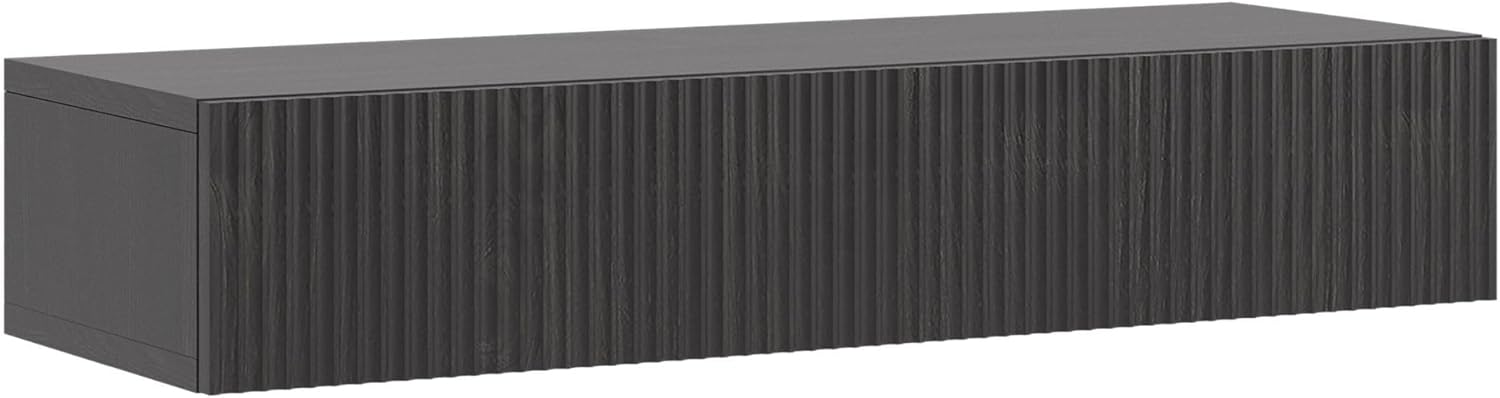 Selsey Konsolentisch Mit Schublade Beistelltisch 90 cm Eingangstisch Konsole Schminktisch Hängend Portland Schwarz Nolie