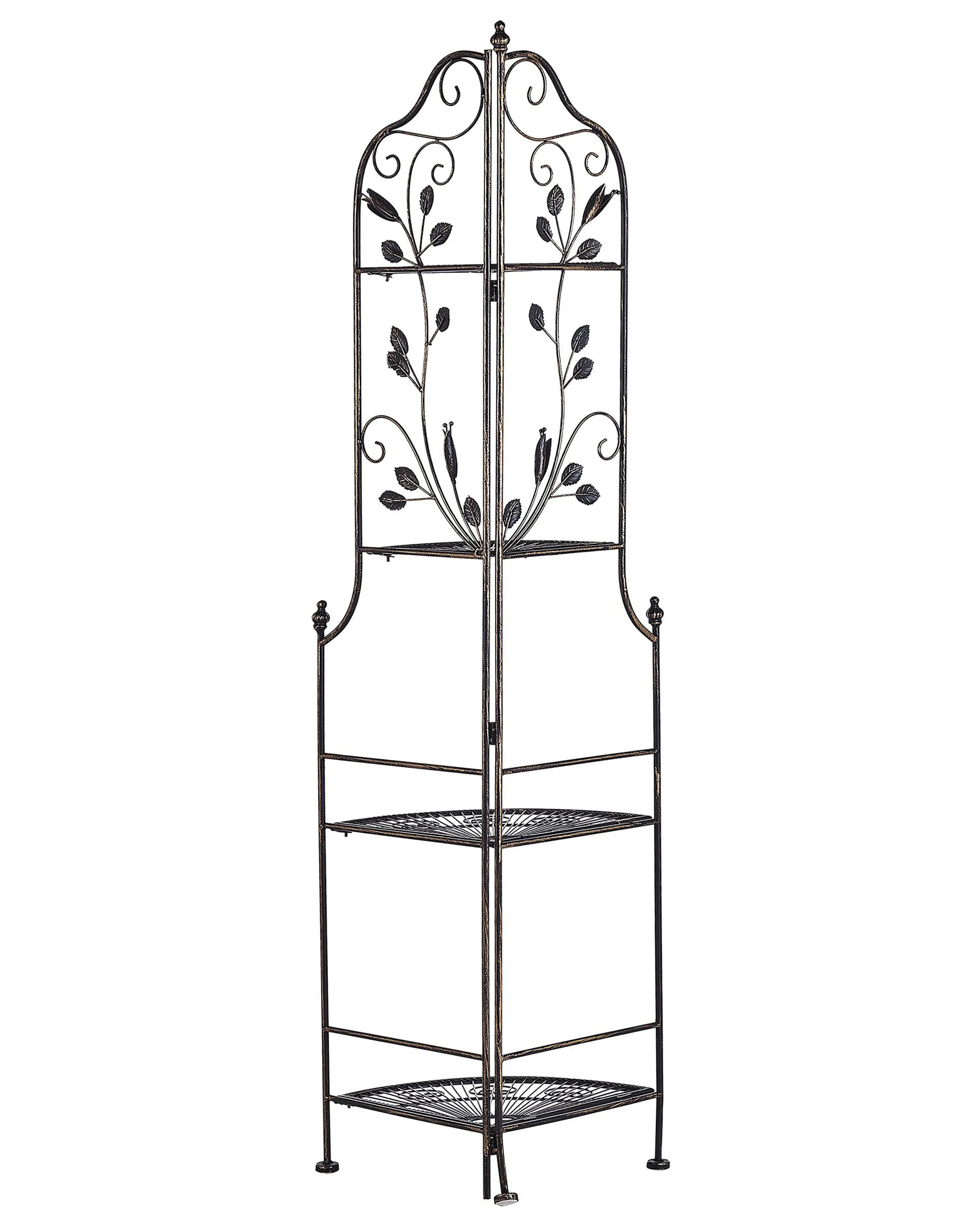 Hoekrek SIDERNO Metaal 35 cm 35 cm Zwart