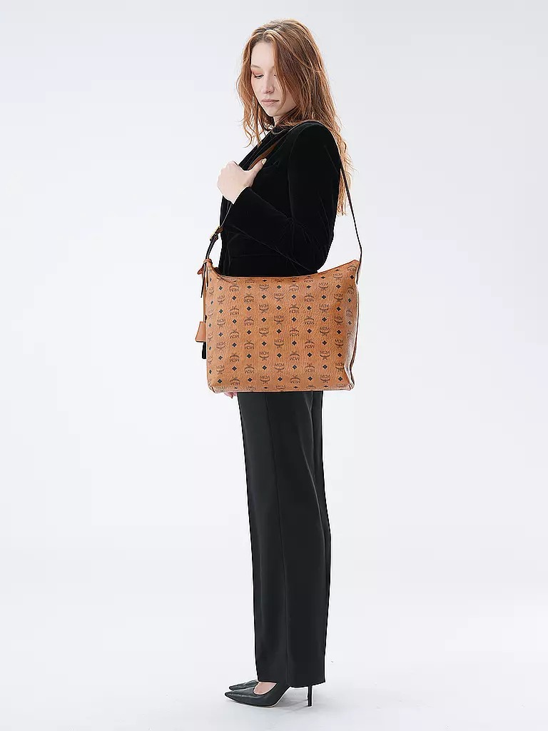 MCM Tasche - Hobo Bag AREN Large braun