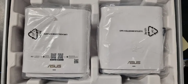 [OUTLET] - ASUS ZenWiFi XT9 - Wi-Fi-system (2 routere) - op til 5700 sq.ft - mesh - GigE, 2.5 GigE - Wi-Fi 6 - Tri-Band