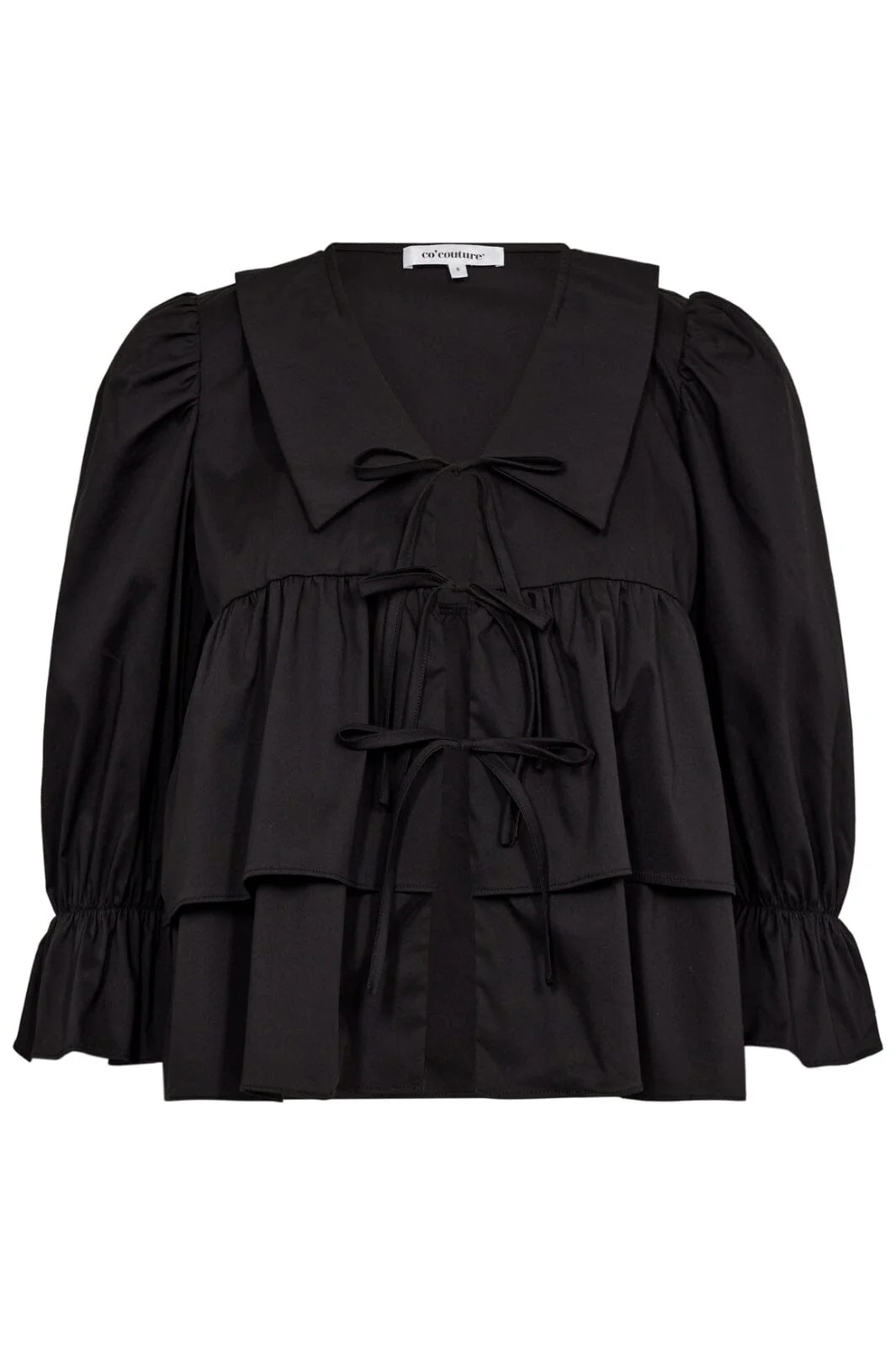 Co´Couture Cocc Crisp Collar Blouse 35606 96 black