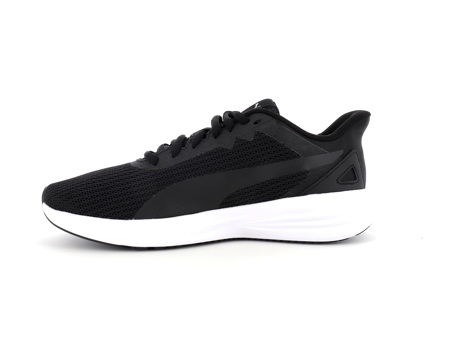 Puma-377030 Matières combinées Noir Blanc