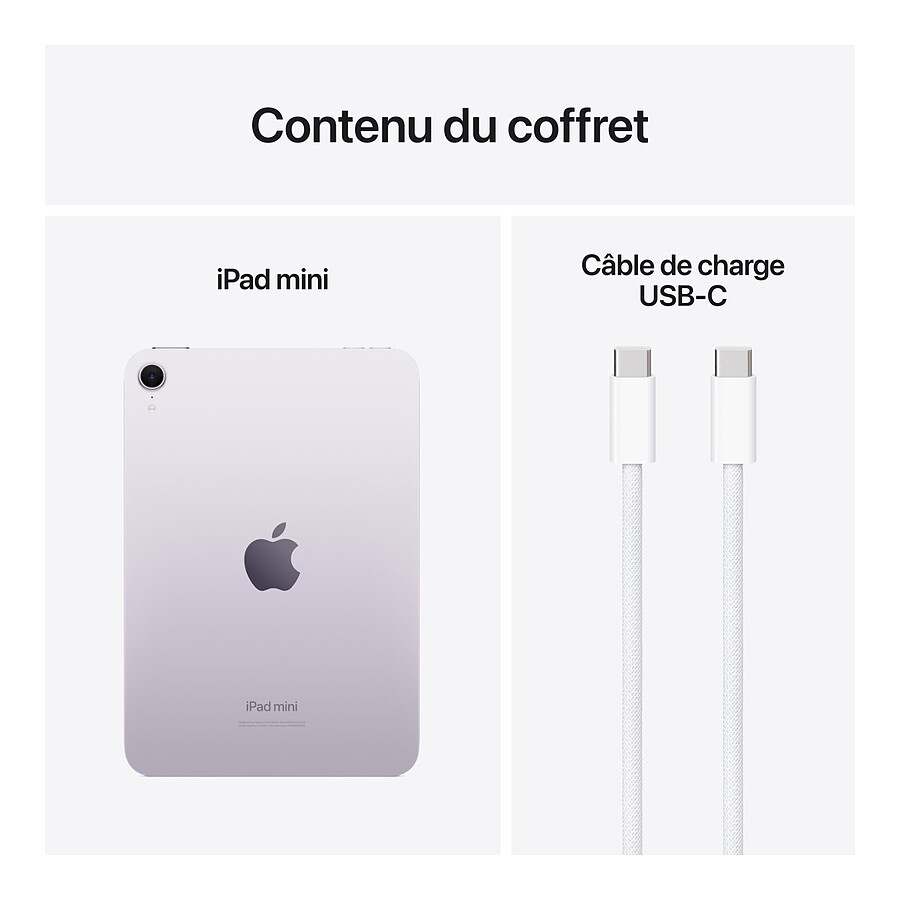 Apple iPad mini (2024) Wi-Fi - 256 Go - Mauve