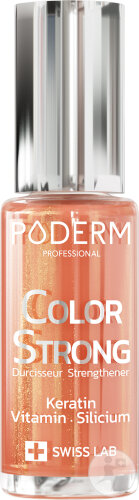 Poderm Vernis Color Strong Durcisseur Pour Les Ongles Cassants 915 Sunkissed 8ml