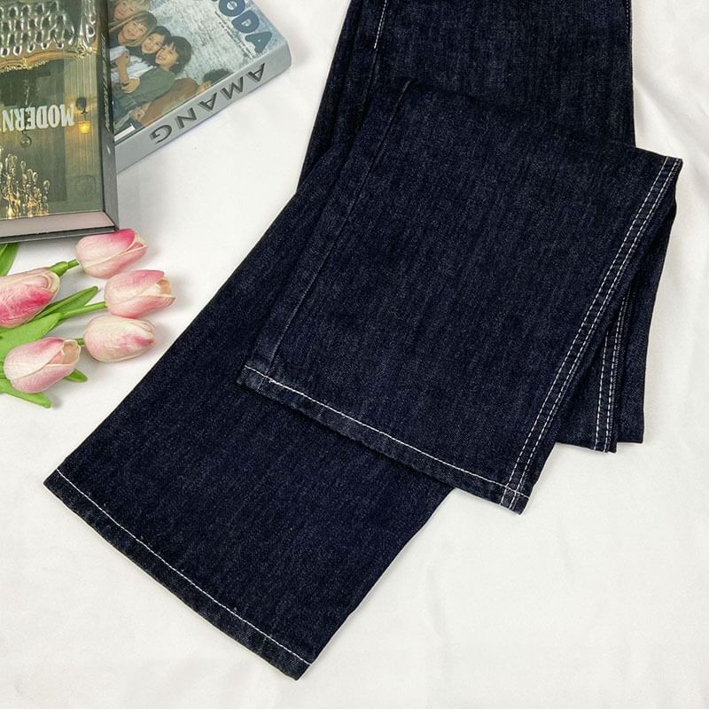 Phiyena - High Rise Wide Leg Jeans