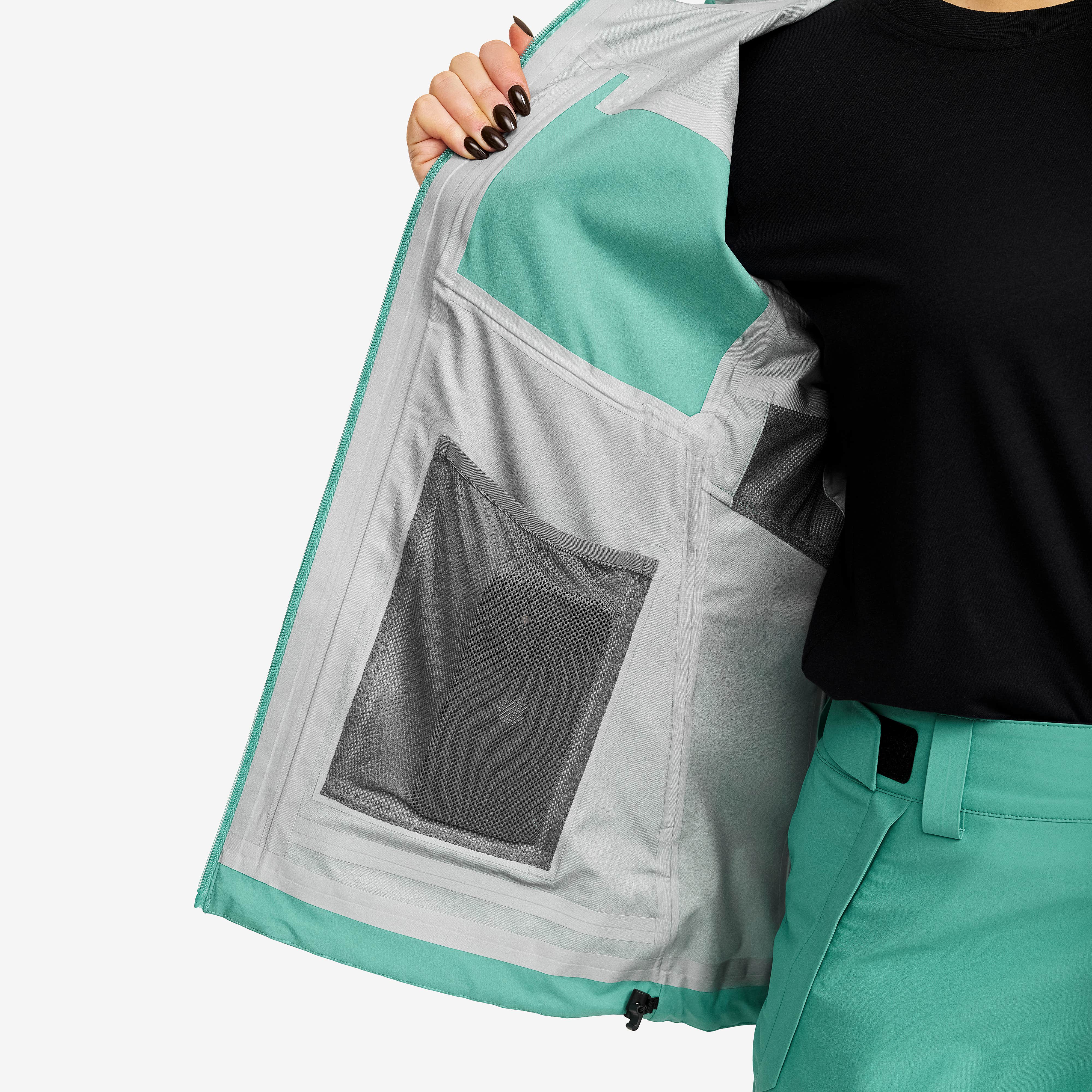 Cloud 3L Shell Jacket Dame Bristol Blue