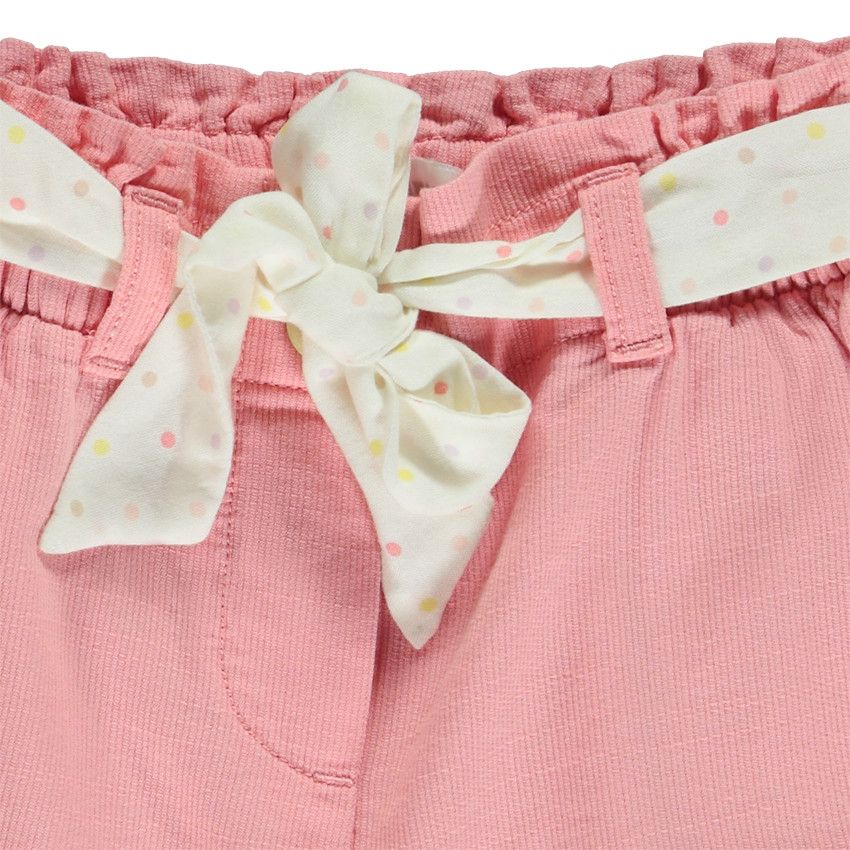 Short paperbag avec ceinture imprimée pour fille - Multicolore