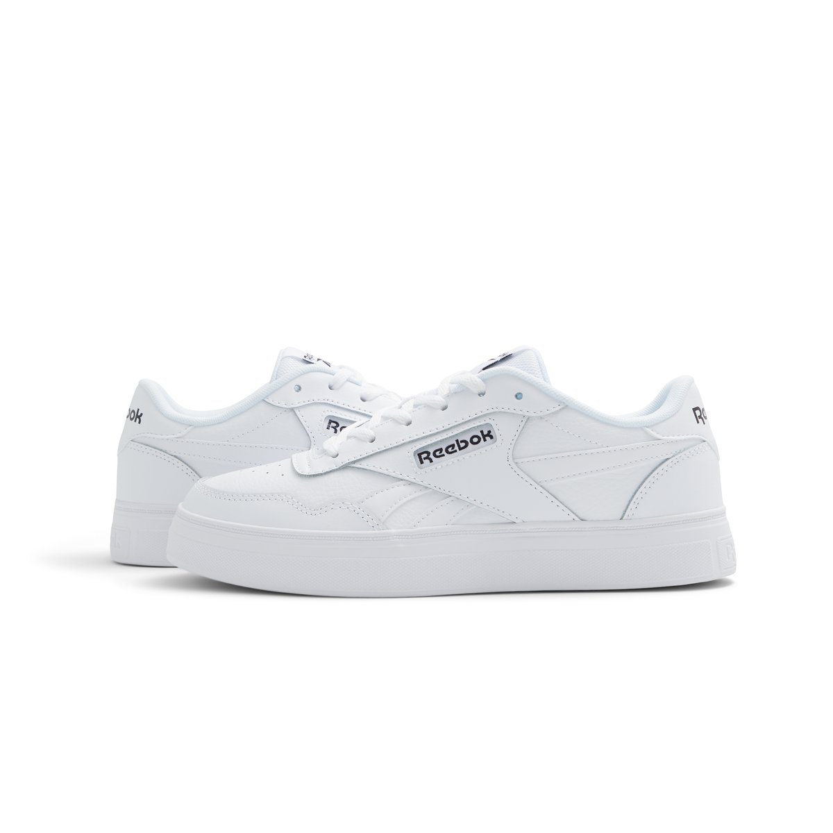 REEBOK-Courtadv_bol-Baskets - Talon plat - Blanc