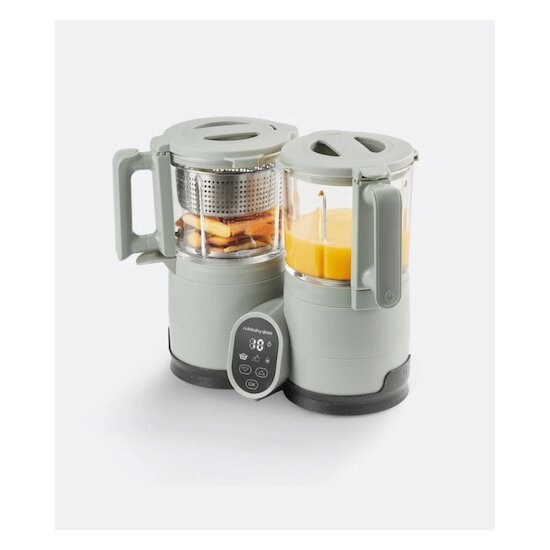 Nutribaby Glass - Robot en verre cuisson rapide   Celadon        de               Babymoov