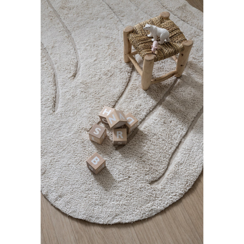 Køb KAS Kopenhagen Natural Waves Rug 120X180