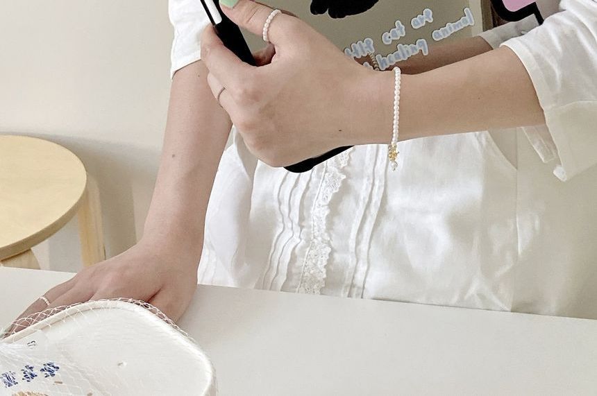 Vachie - Kat gespiegeld iPad-hoesje