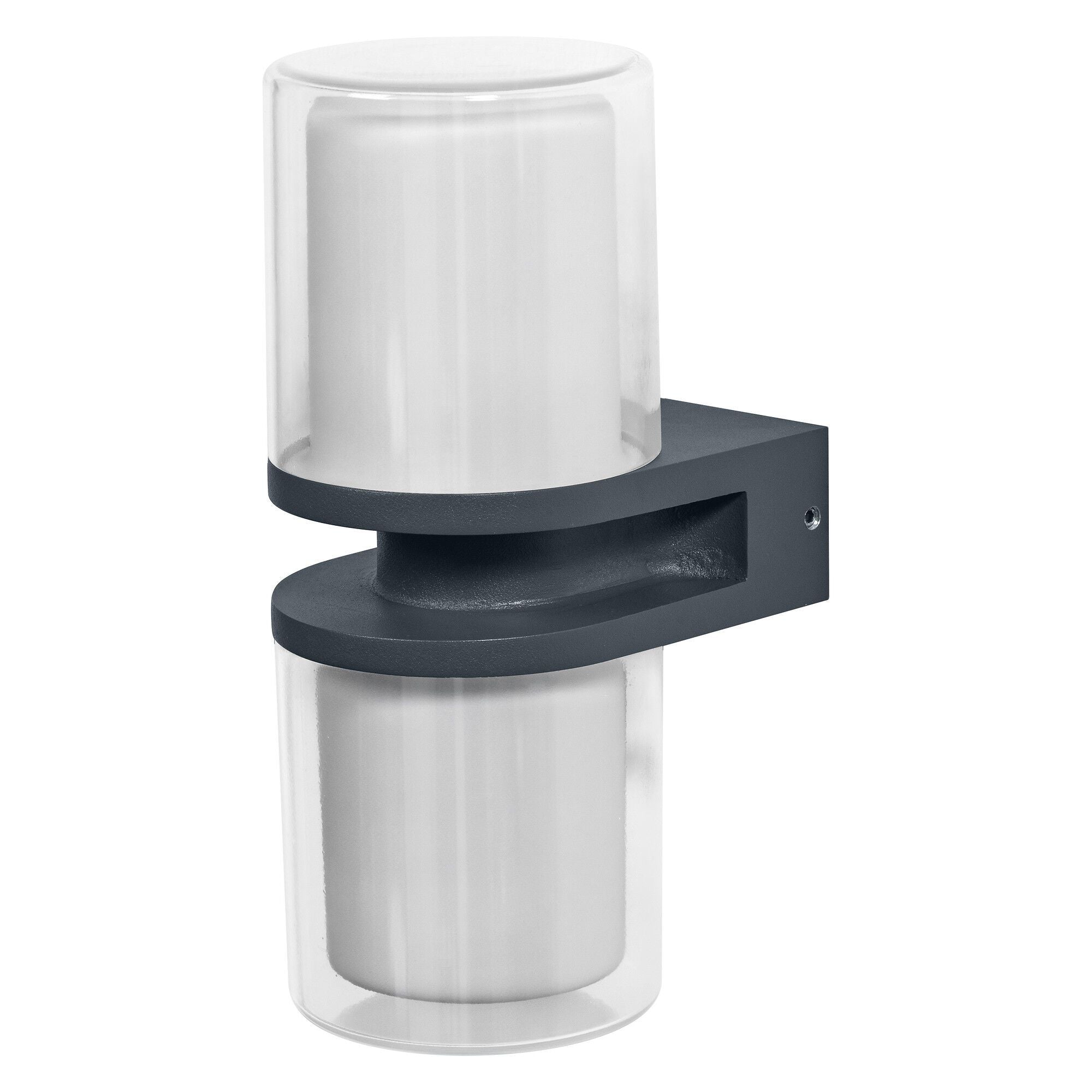 LE_FLARE SMART OUTD WIFI Wandleuchte - Grau / B: 10.0 cm x T: 13.2 cm x H: 24.6 cm