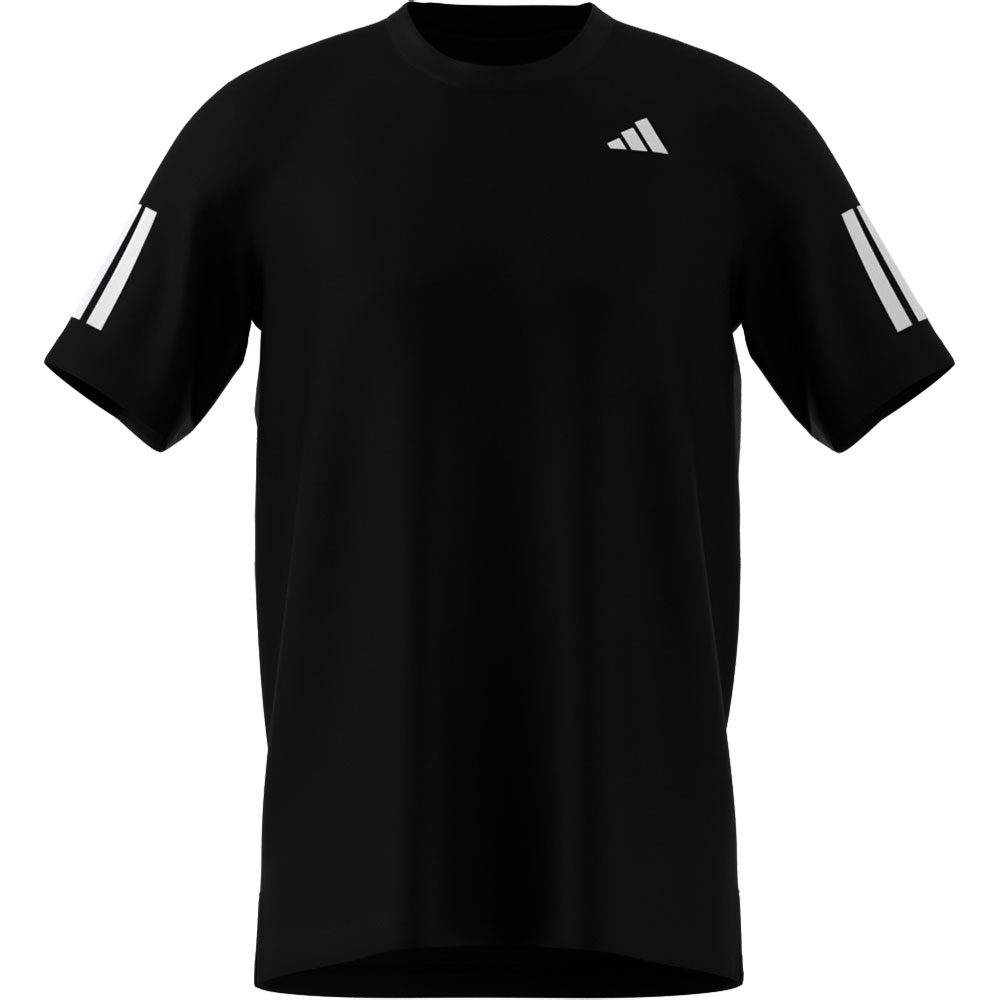 adidas Club Tennis Climacool 3-Stripes T-Shirt Herren schwarz