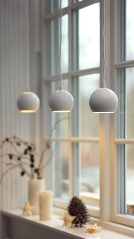 Frandsen Ball hanglamp Ø12 mat zwart