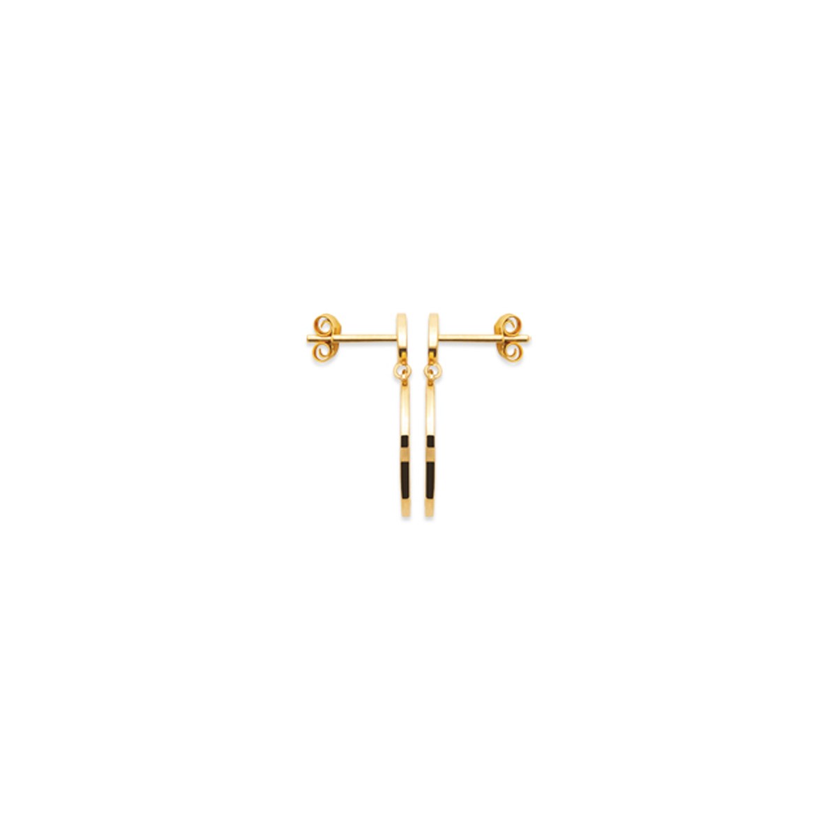 Boucles d'oreilles pendantes plaqué or jaune CYCLADES - Bijoux Privés Discovery